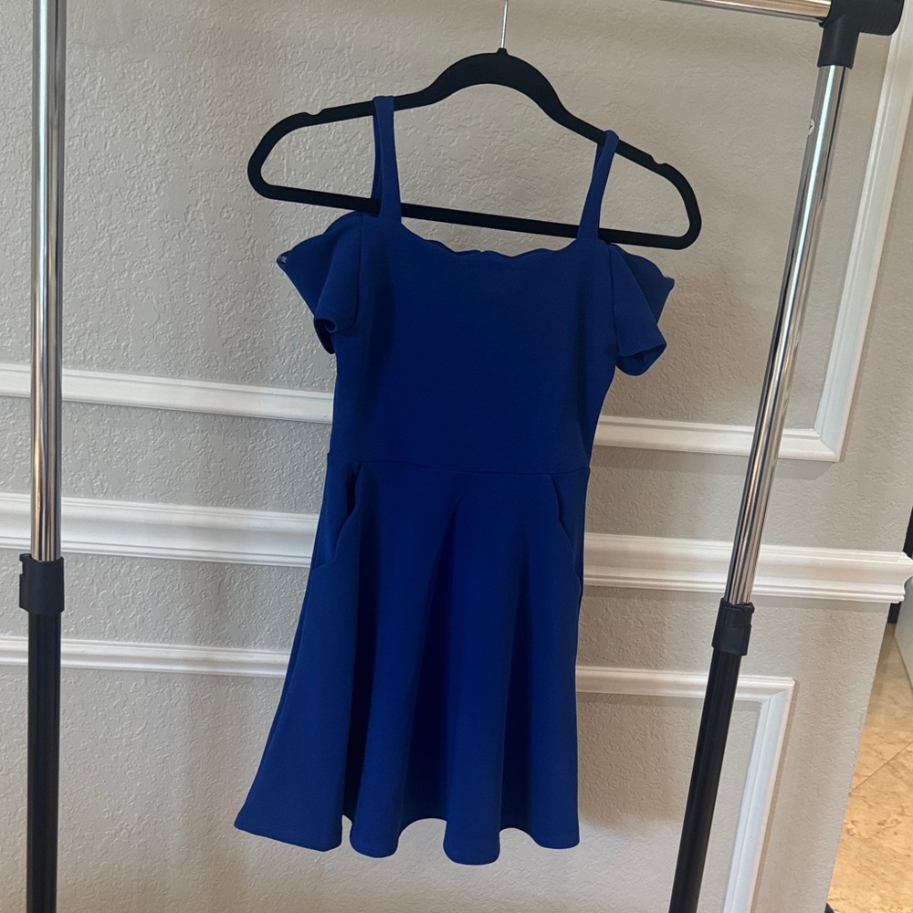 Rare Editions Royal Blue Kids Dress